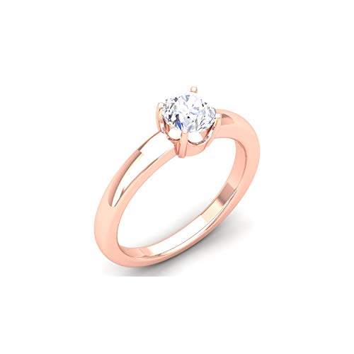 Avsar Jewellery 14k (585) Rose Gold Ring for Women