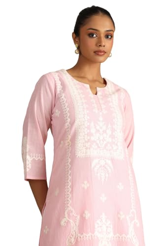 Soch Women's Pure Cotton Kurta Set (NFB-EWS5KS10824_Pink