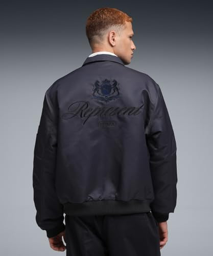 Puma | x REPRESENT Men's Padded Bomber Jacket | Flat Dark Gray | L