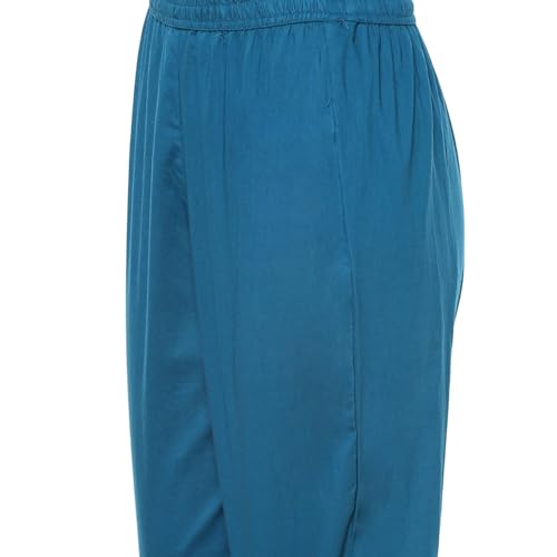 BIBA Women's Cotton Kurta Sets (SKDEARTAL9949AW24TEAL_Teal