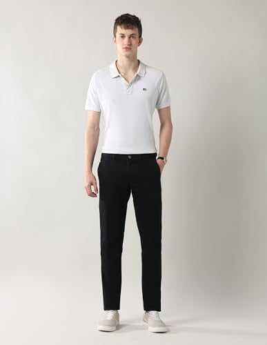 Arrow Sport Men's Slim Fit Autoflex Trousers Black