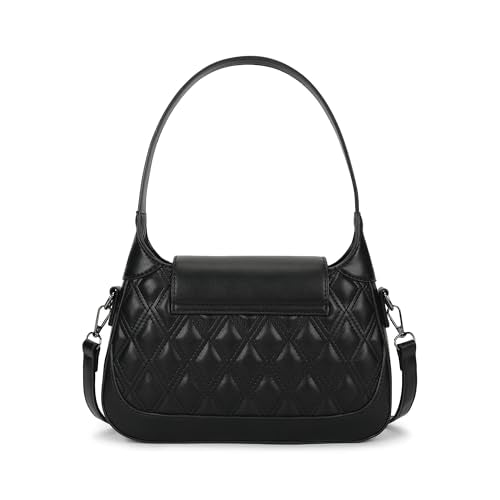Fastrack Carry Curve Satchel Faux-Leather Women’s Handbag | Quilted Design with Dual Carry Options & Roomy Main Compartment