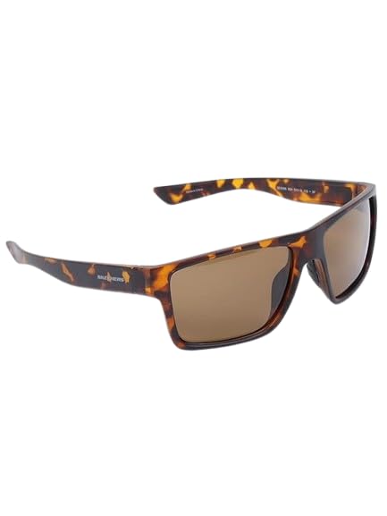 Skechers Men Square Brown Polarized Sunglasses, Large