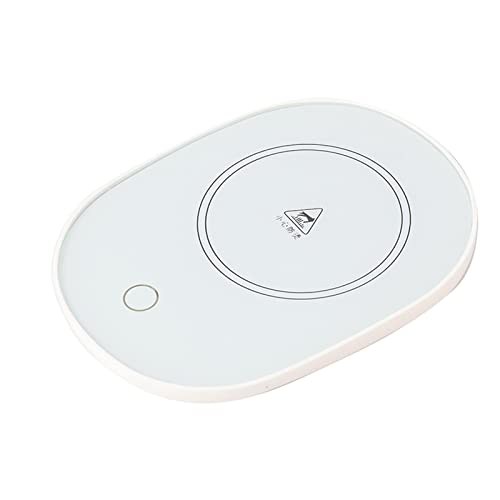 HEAVENGLOW Beverage Warmer Constant Temperature Mug Warmer for Office Home White