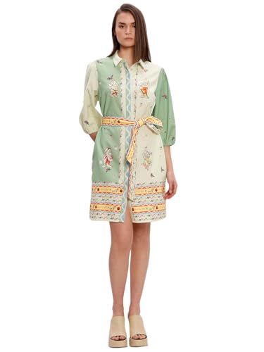 VERO MODA Women's A-Line Green Dress