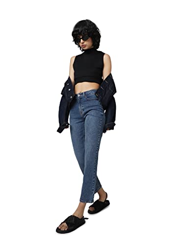ONLY Straight Fit Jeans(263596301_Medium Blue Denim_29)
