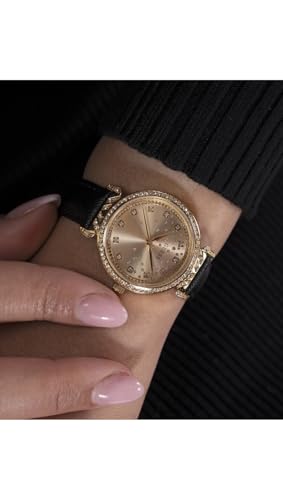 Guess Analog Gold Dial Women's Watch-GW0764L2