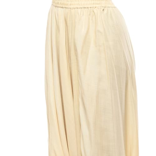 BIBA Women's Silk Chanderi Kurta Sets (SKDKALKR10059AW24BEG_Beige