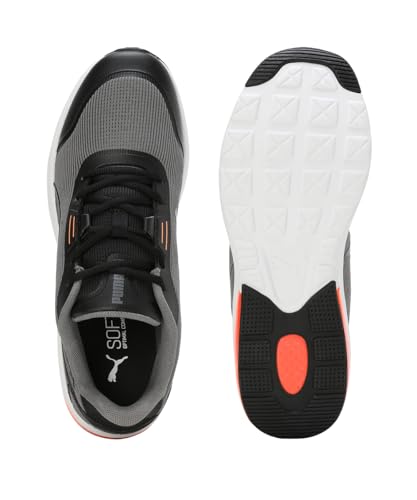PUMA Men, Pulsion, Cool Dark Gray-Neon Sun-Black, Sneaker, 7UK, (31111203)
