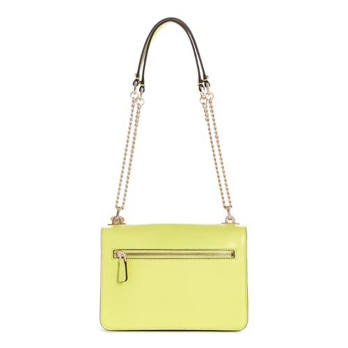 GUESS Women's Lime Green Solid Crossbody| Ladies Purse Handbags | Gift For Ladies