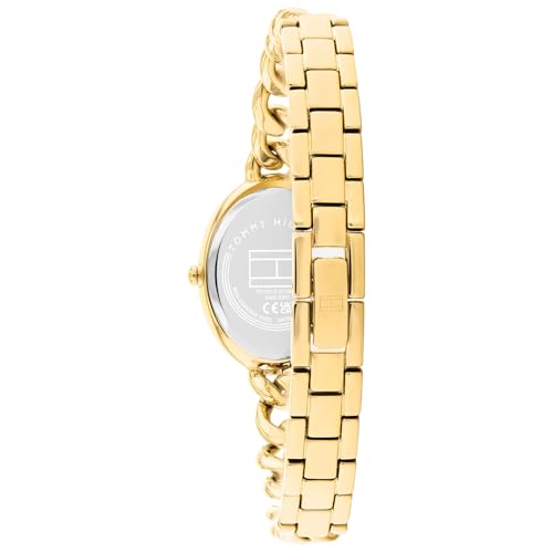 Tommy Hilfiger Demi with Quartz Basic Analog Green Dial Gold Stainless Steel Strap Watch for Women - TH1782877W