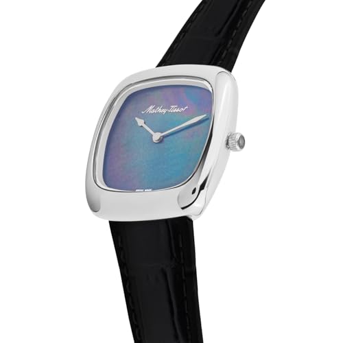 Mathey-Tissot Swiss Made Miss Quartz Black Dial Analog Watch for Women - D538ALN