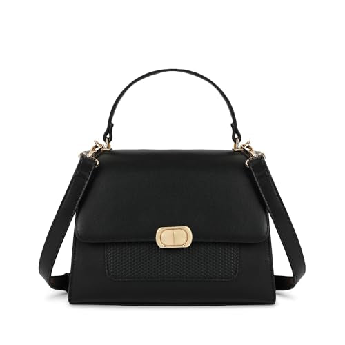 Fastrack ModLock Satchel | Women’s Faux-Leather Satchel | Dual Carry Options, Spacious Main Compartment & Quilted Front Pocket