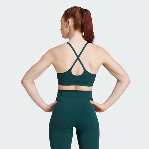 adidas Women's All Me Light Support Sports Bra, Aurora Ivy, XS