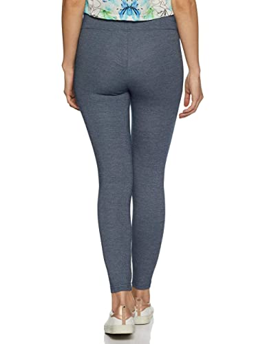 Fruit of the Loom Ultra-Soft Cotton Knitted Pant for Women | Comfortable Fit | Blue Denim Melange. Pack of 1