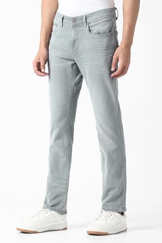 Van Heusen Men's Slim Jeans (VXDNCPOF916186_Grey