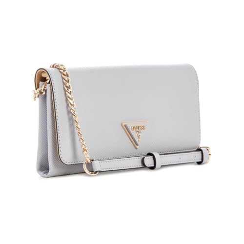 Guess Women's Lavender Grey Solid Crossbody Bag| Ladies Purse Handbags | Gift For Ladies