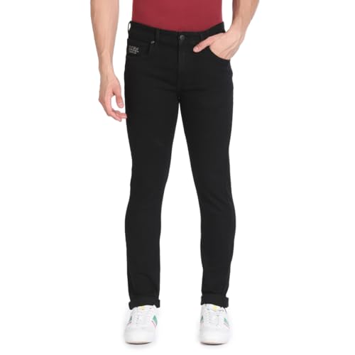 U.S. POLO ASSN. Men's Skinny Jeans (UDJENO1225_Black