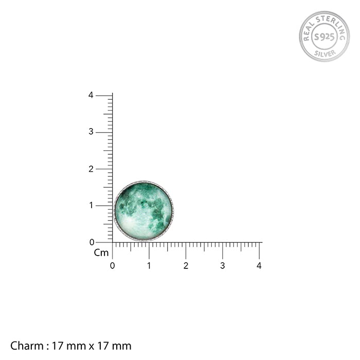 GIVA 925 Silver Emerald Cufflinks For Him