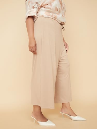 Max Women's Regular Culottes (BTM3713P_Beige
