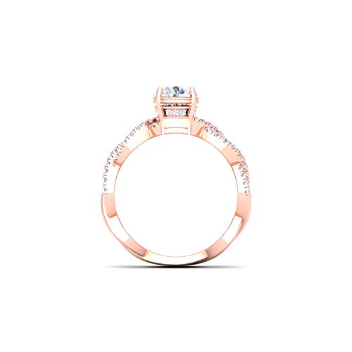Avsar Jewellery 14k (585) Rose Gold Ring for Women