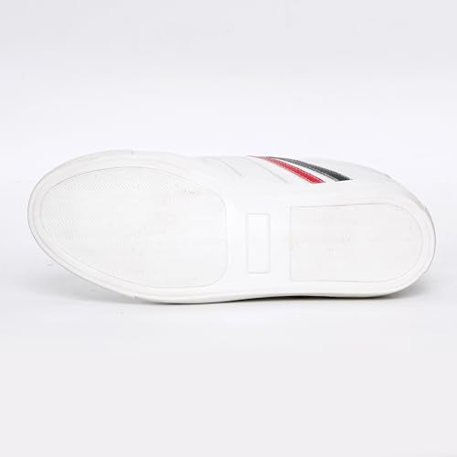 White Casual Shoes with a Hidden HeelStylish, Comfortable, and Durable Footwear for Everyday Wear