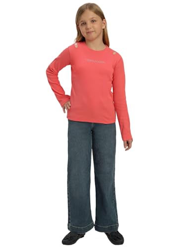 VERO MODA Girl Regular Fit Pink Tshirt