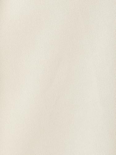 Max Women's Polyester A-Line Midi Dress (DTI3709_Ecru