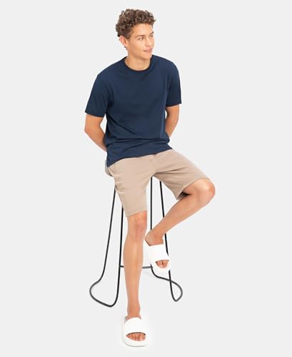 Jockey AM14 Men's Super Combed Cotton Rich Straight Fit Shorts with Zipper Pockets_Desert Taupe_XXL