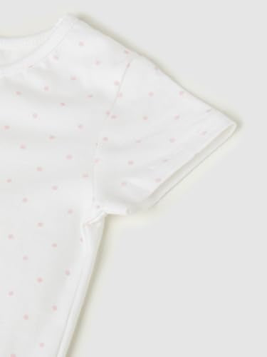 Max Girls Solid Pinafore Dress with T-Shirt(Pink_3-4 Y)