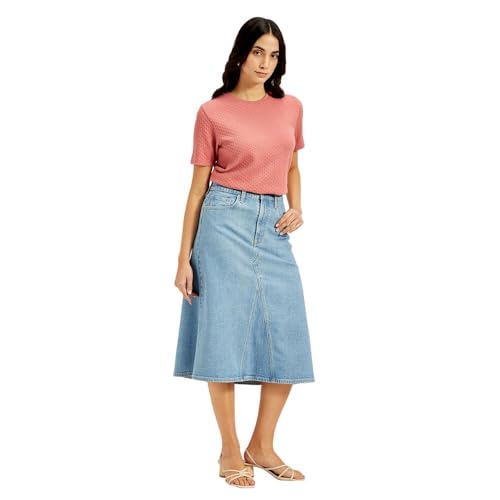 Levi's Cotton Western Skirt Blue