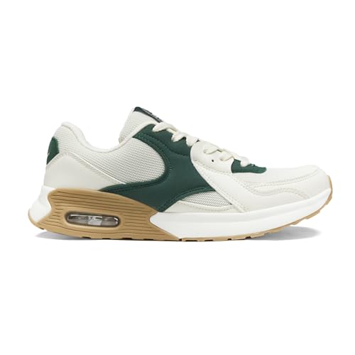 Campus Men's Starship Off WHT/D.GRN Sneakers - 9UK/India 1 Pair
