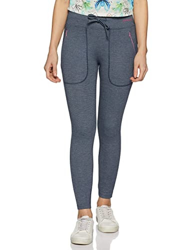 Fruit of the Loom Ultra-Soft Cotton Knitted Pant for Women | Comfortable Fit | Blue Denim Melange. Pack of 1