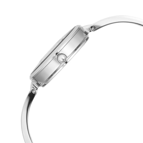 Titan Raga Plain 3 Hands Steel Colour Round Dial Silver A1Brass Strap Women's Watch - NU95264SM01