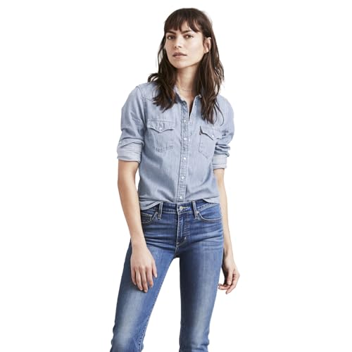 Levi's Women's The Ultimate Western Shirt, Small Talk, X-Small