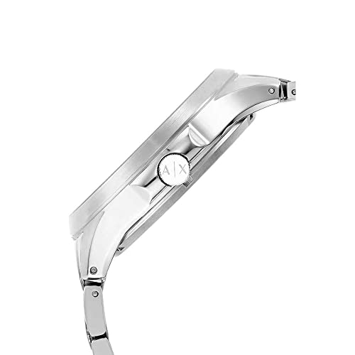 Armani Exchange Mens 46 mm Hampton Multi-Colour Dial Stainless Steel Analogue Watch - AX2416