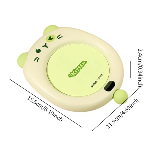 ARTISOUL® Mugs Warmer Pad Smart for Water Creative Desk Mugs Warmer for Desk Home Dorm Green | Kitchen, Dining & Bar | Bar Tools & Accessories | Coasters