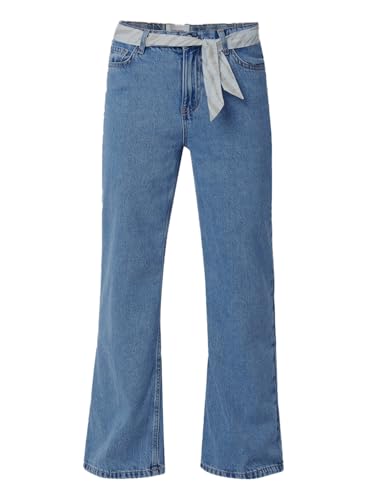 VERO MODA Girl Mid Rise Wide Leg Blue Jeans