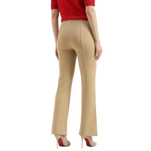 United Colors of Benetton Solid Trousers (Size: 26) - 26P3PT1E9001IDI5 Beige