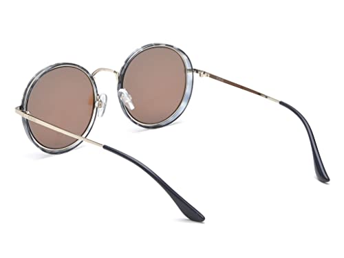 IDEE 100% UV protected sunglasses for Unisex | Size- Medium | Shape- Round | Model- IDS2654C4SG