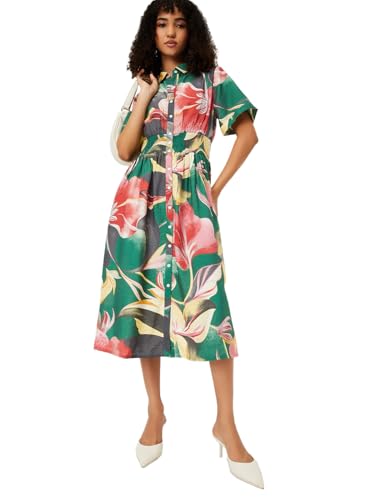 Max Women Floral Print A-line Dress (Multicolour_XXL)