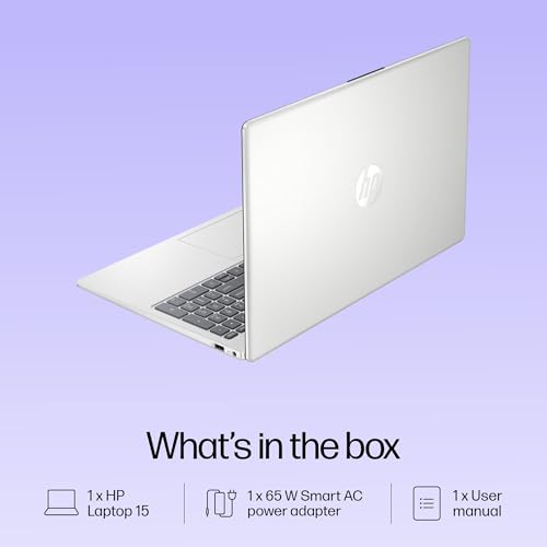 HP 15, 13th Gen Intel Core i3-1315U, 8GB DDR4, 512GB SSD, (Win 11, Office 21, Grey, 1.59kg), Anti-Glare, Micro-Edge,15.6-inch(39.6cm), FHD Laptop, Intel UHD Graphics, 1080p FHD Camera, fd0006TU