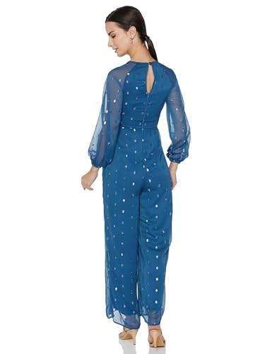 Tokyo Talkies Women Volume Sleeve V-Neck Jumpsuit
