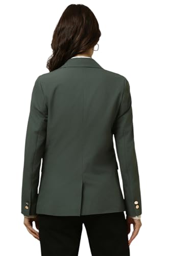 Allen Solly Women's Blazer (AHBZWRGPK88687_Grey