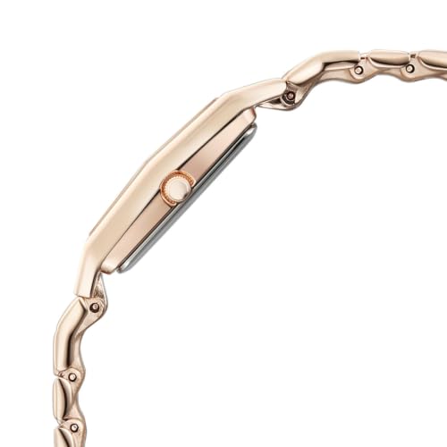 Titan Raga Opal with Quartz Analog White Dial Rose Gold Color Strap Watch for Women - 2815WM02