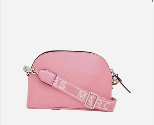 Marc Jacobs Small Dome Leather Crossbody Bag, Petal Pink, S, Crossbody