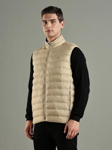 Tommy Hilfiger Men's A-Line Coat (F24HMOT071-XL_Sandalwood