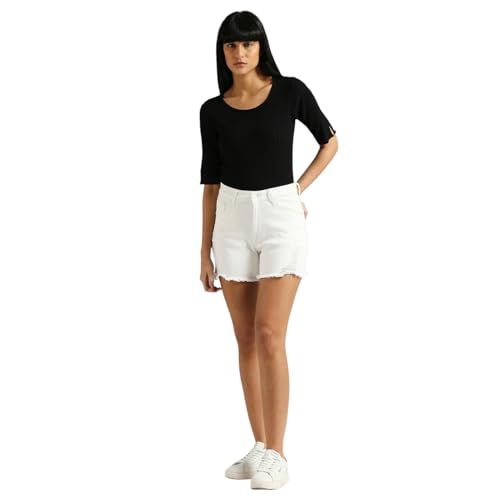 Pepe Jeans Women's Boyfriend Shorts (PL801148P578_White