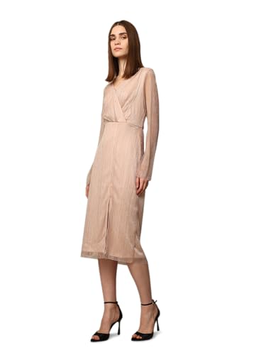 ONLY Women Fit and Flare Pink Dress