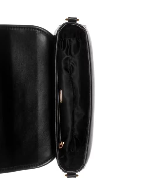 Guess Women's Black Solid Crossbody Bag| Ladies Purse Handbags | Gift For Ladies